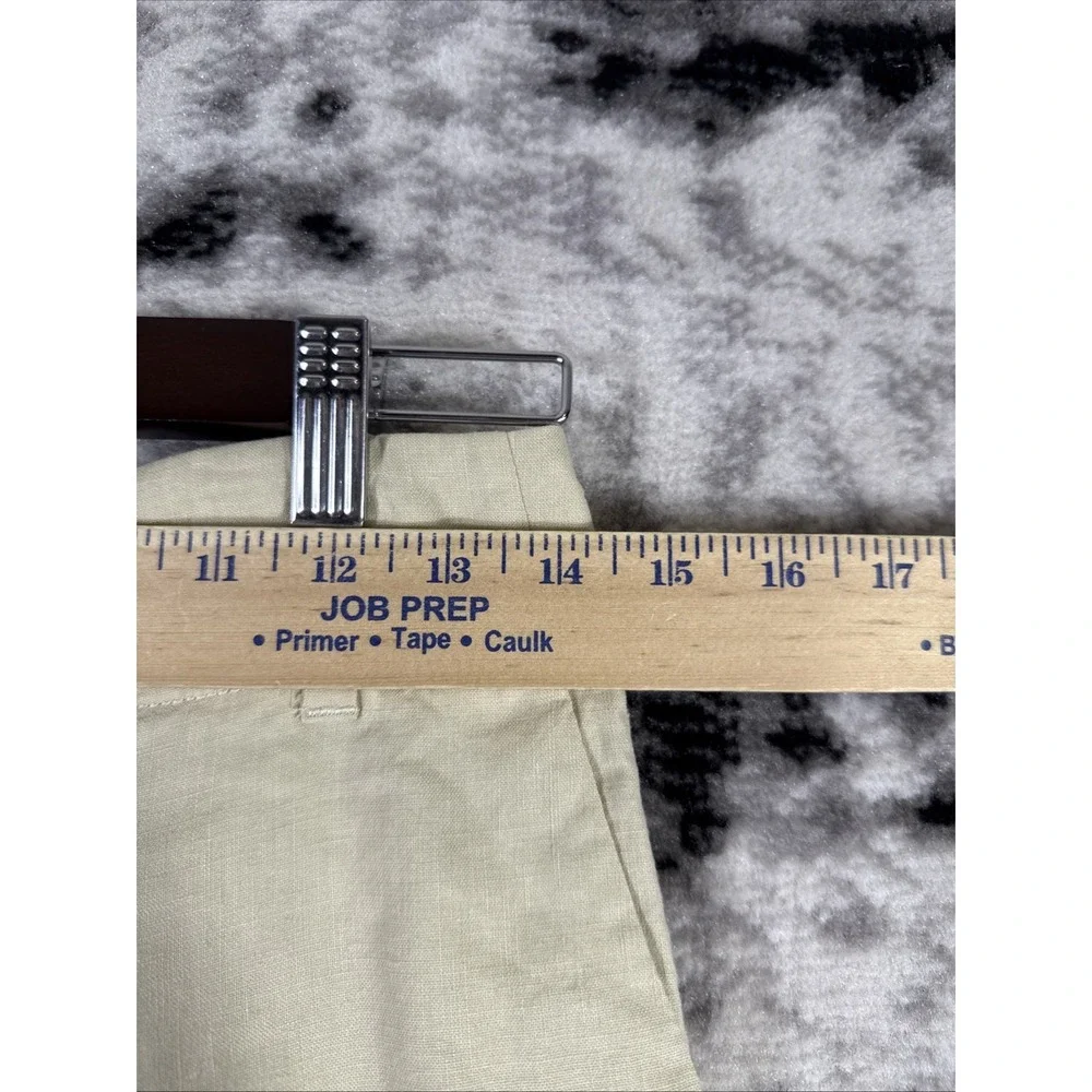 Banana Republic Harrison‎ Pants Womens Size 2 Beige Linen Flare Hippie